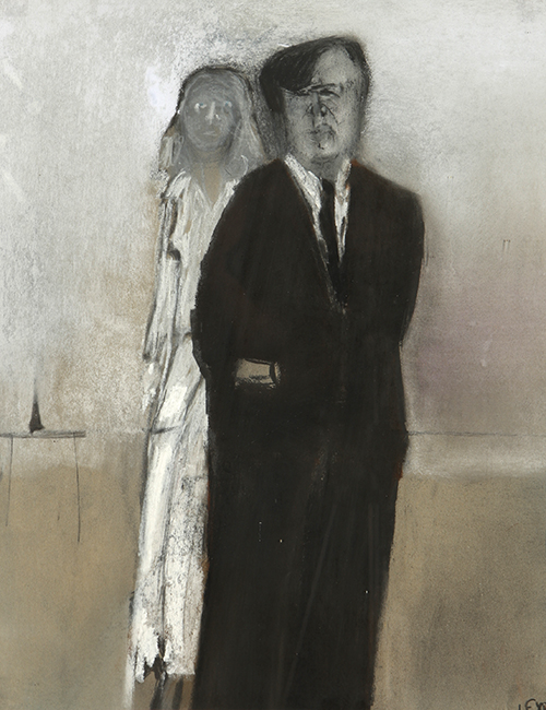 Werner Froemel, C. und H. Hoffmann, 1980, Pastell, 61 x 51 cm, ausgestellt 1980